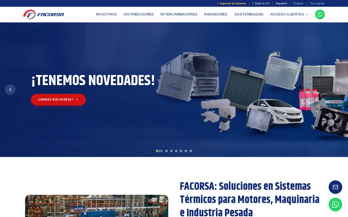 Portada de facorsa.com